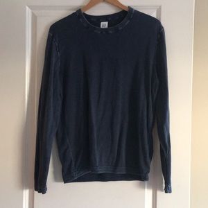 GAP long sleeve distressed shirt